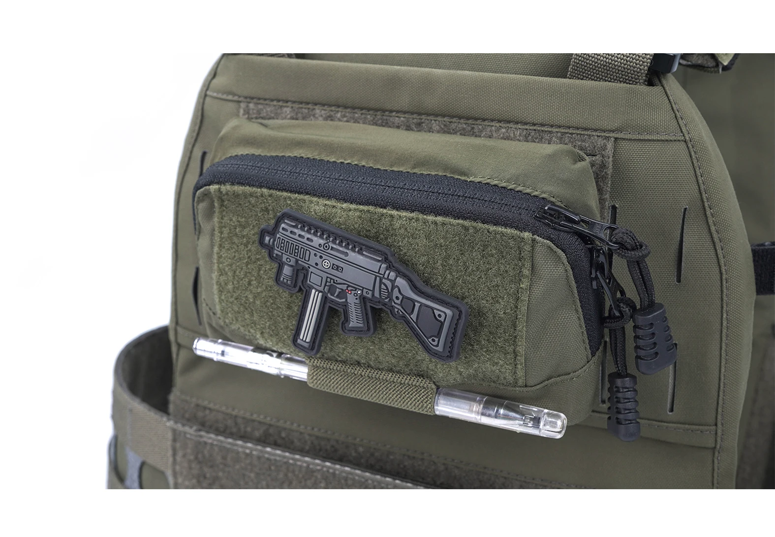 Tactical Molle Map Pouch Huting Equipment Ferro Concepts Airsoft Edc Bag Admin Panel Camping Accessories Outdoor Black 6