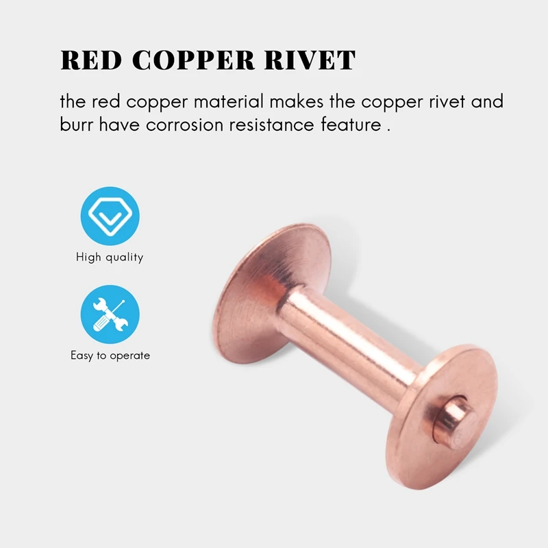 Рисунок 3 - 50 комплектов медных заклепок и заусенцев