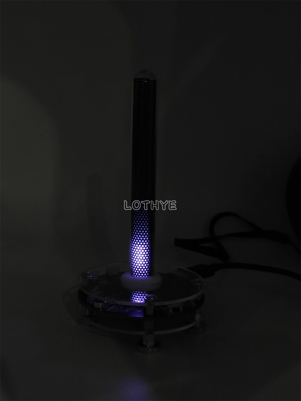 멀티 모드 쿨 LED 음악 스펙트럼 픽업 리듬 음성 제어 5V 멀티 컬러 테마 조절 가능 밝기 감도 조절 가능