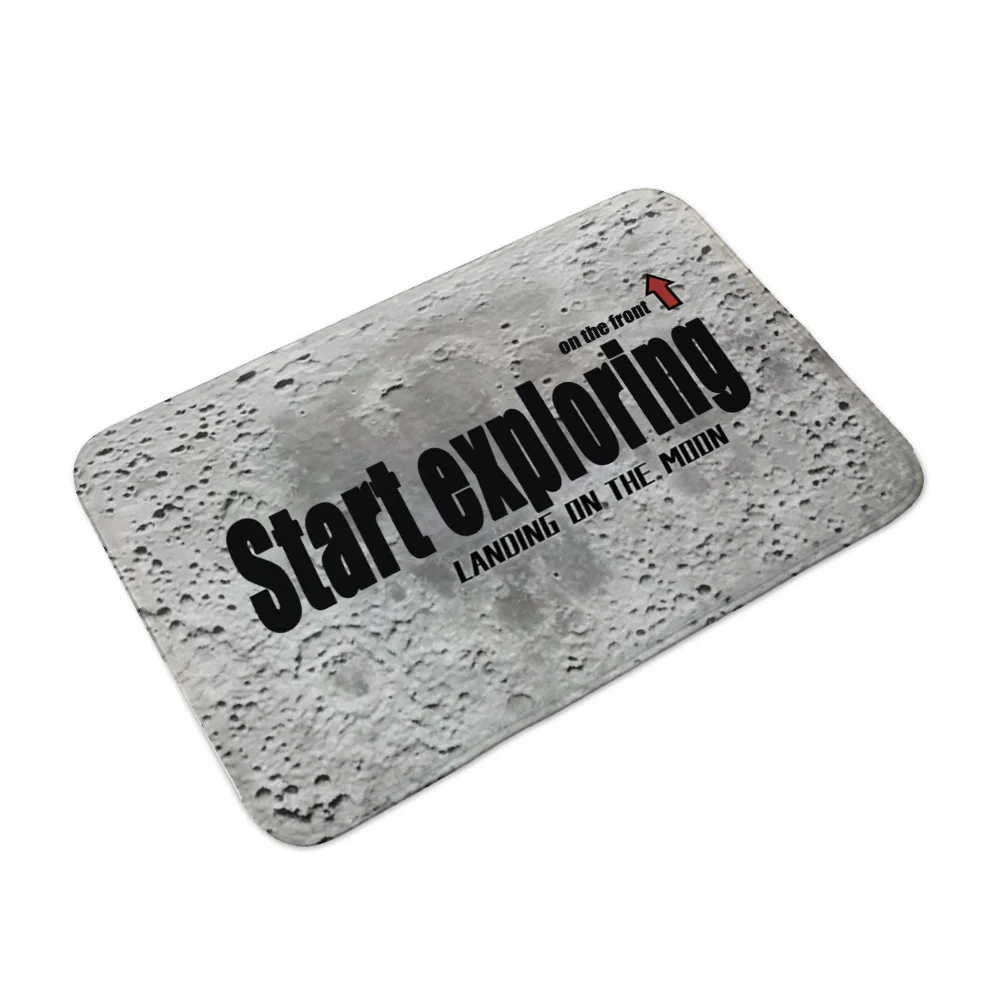 Loading on the Moon Outdoor Doormat Entrance to Home Carpet for Home Entrance Door Mat for Hallway on the Floor Living Room Mat 4