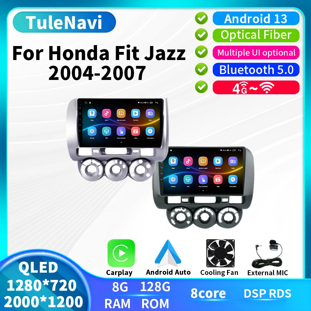 

Автомагнитола для Honda Fit Jazz, 2DIN, Android 13, GPS