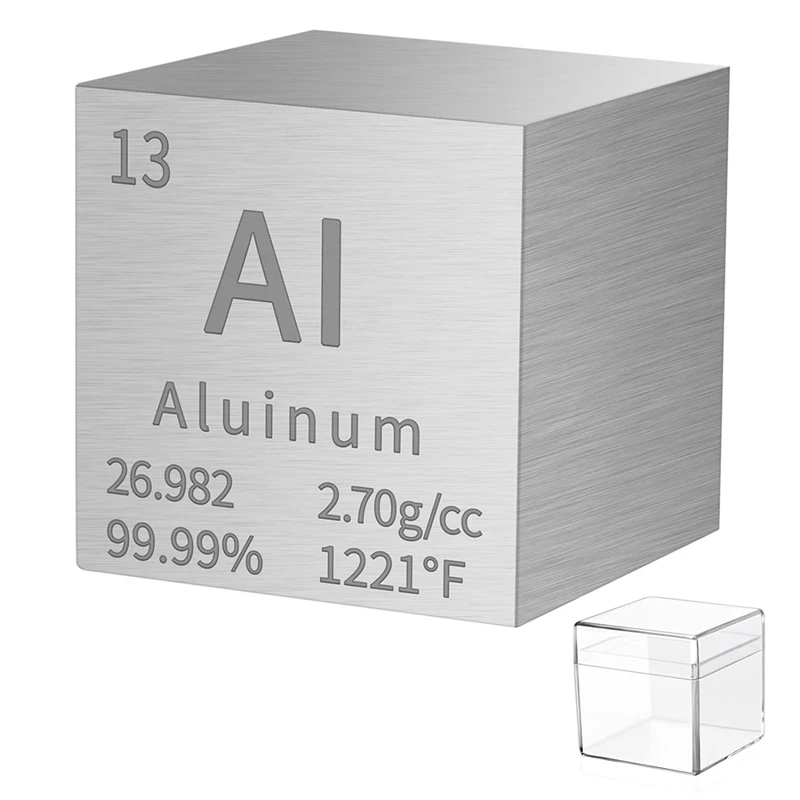 

Aluminium Square Metal Density Squares For Elements Collections Lab (AI 1Inch) 1 Piece