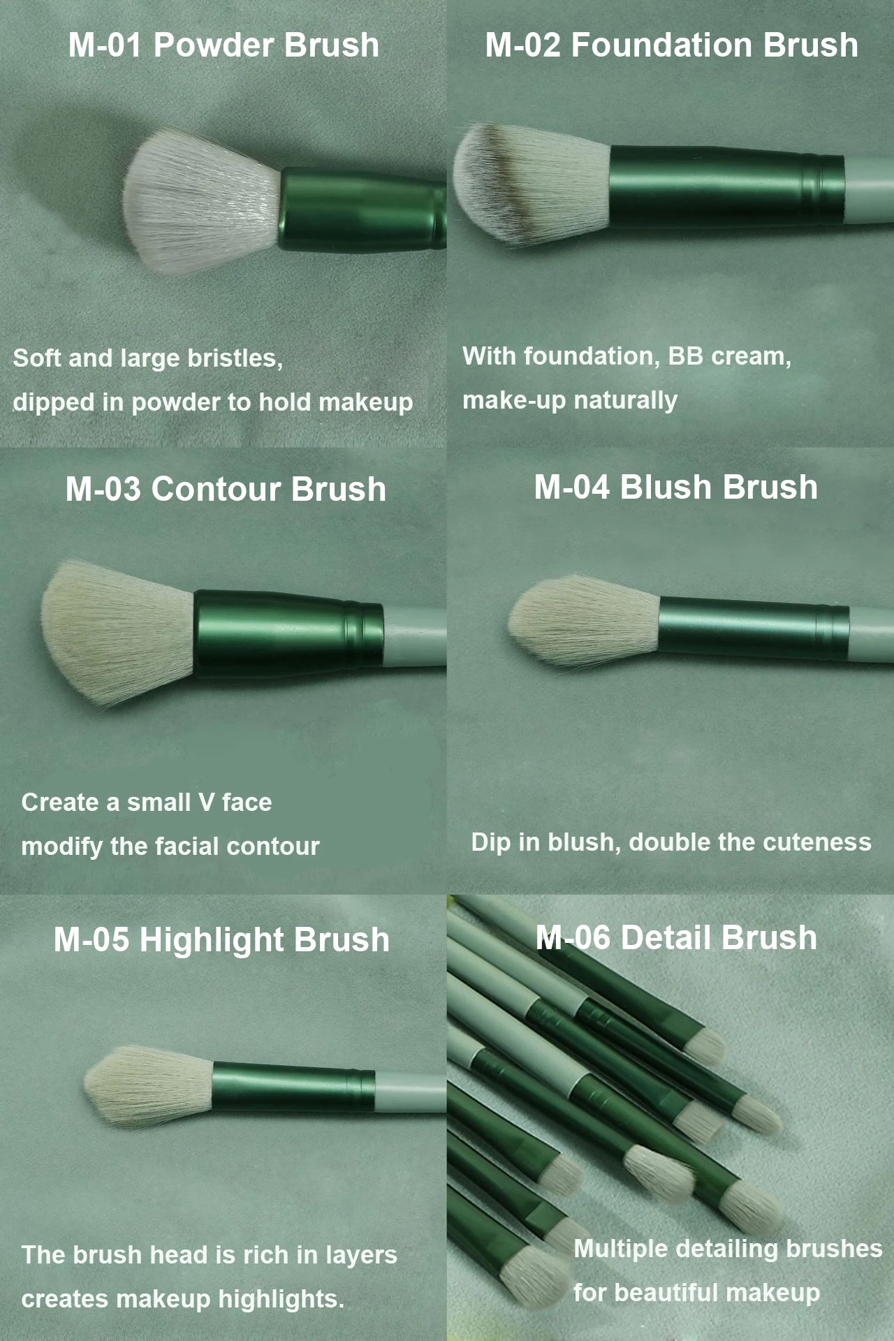 makeup brushes