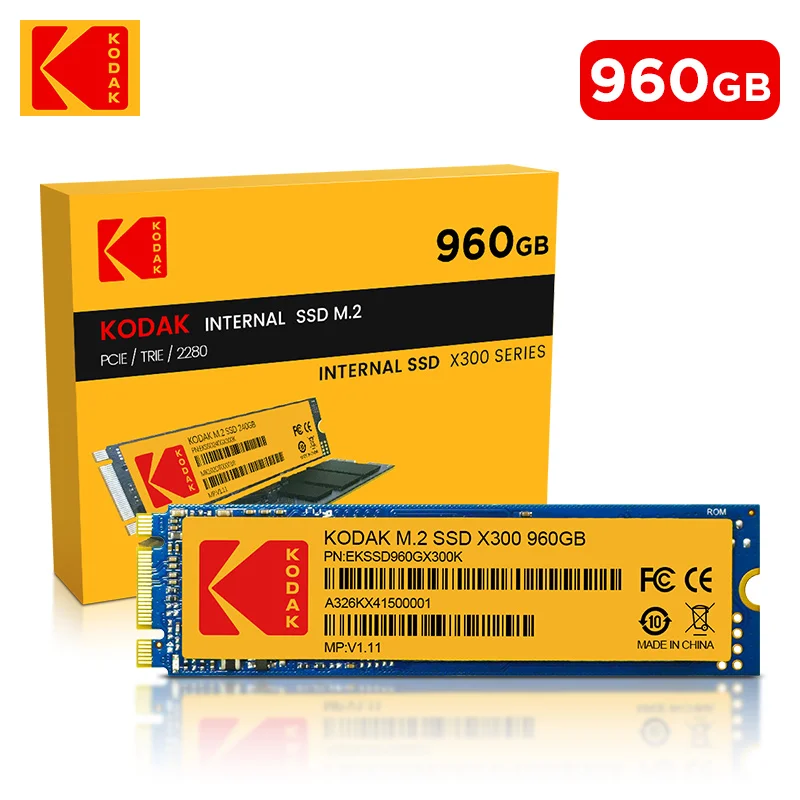 

Kodak X300 M.2 SSD 120GB 480GB 960GB Series Pcie / Trie / 2280 SATA SSD AHCI 240GB Internal Solid State Drive for Laptop Desktop