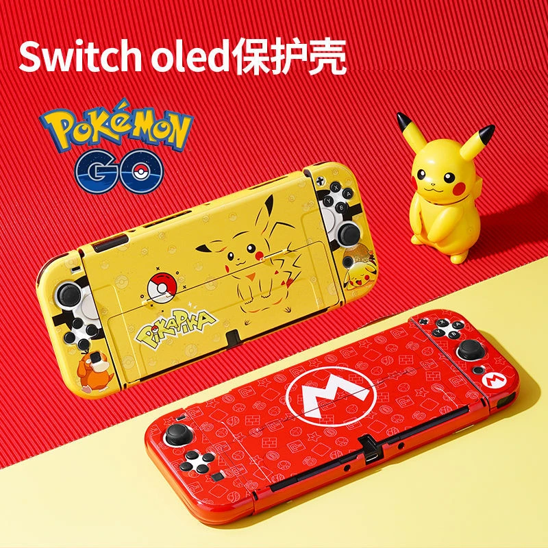 Cartoon Super Mario Bros Switch Protective Case for Nintendo Switch Oled  Silicone Anti-drop Shell Game Console Accessories New - AliExpress