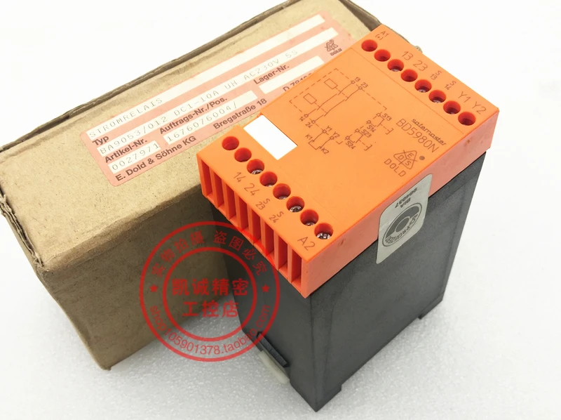 

Оригинальное импортное немецкое реле безопасности Dodd DOLD BD5980N BD5980N.02 в наличии