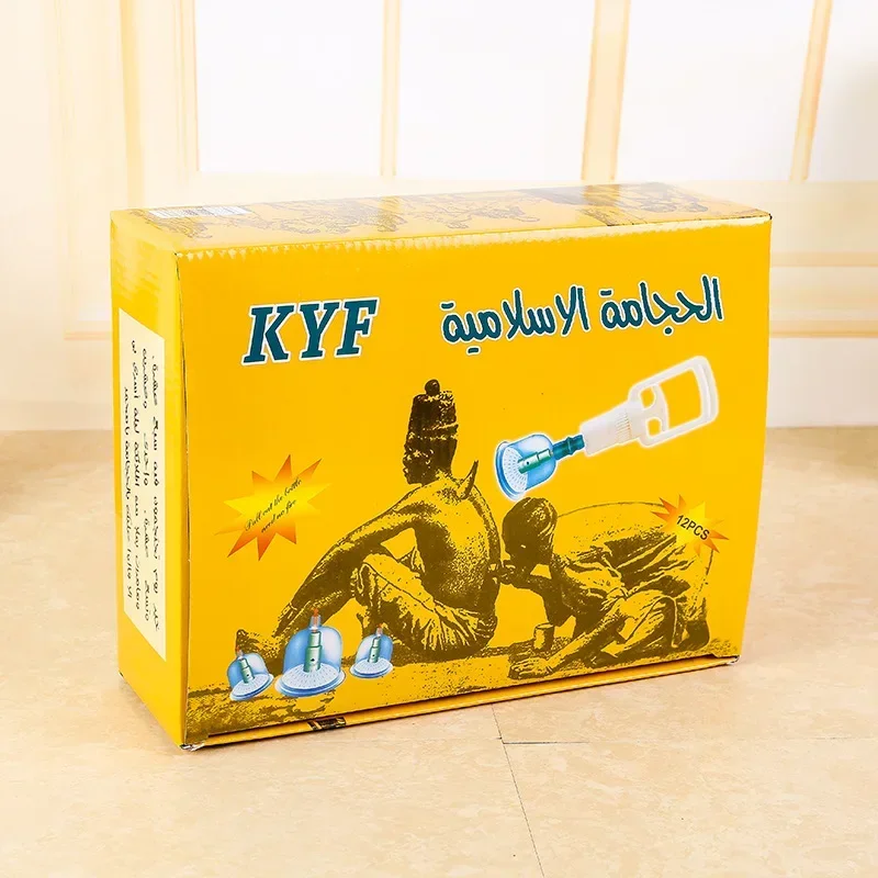 12/6 Pcs Jar Vacuum Cupping Cans Device for Massage Meridian Therapy Acupuncture Anti Cellulite Suction Cup Body Massage Cans