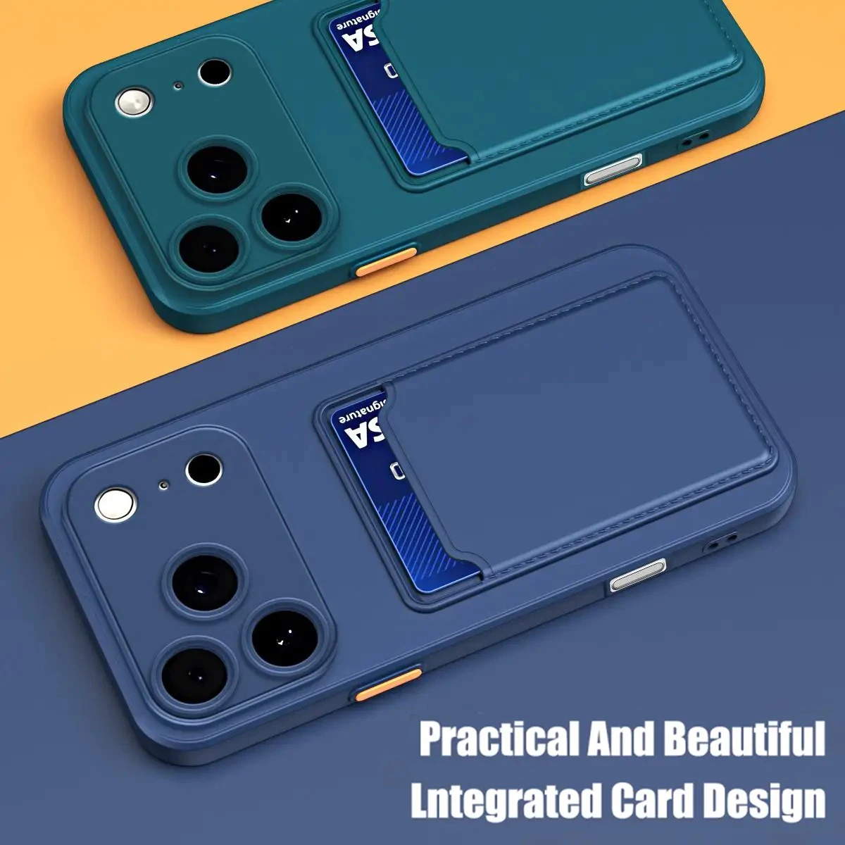 Liquid Silicone Card Slot Cases For iPhone 17 Pro Max Air 13 12 Mini Funda For iPhone 16 Pro Max 14 15 Plus 16E Soft Phone Cover 2