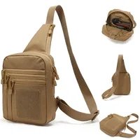 Tactical Shoulder Chest Bag Pistol Holster Concealed Carry Sling Crossbody Range Gun Convertible Backpack for Hunting Camping 2