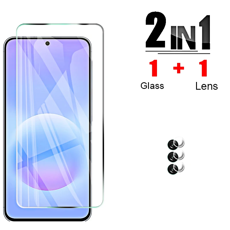 Premium Tempered Glass & Soft Film Full Cover Screen and Camera Protector
