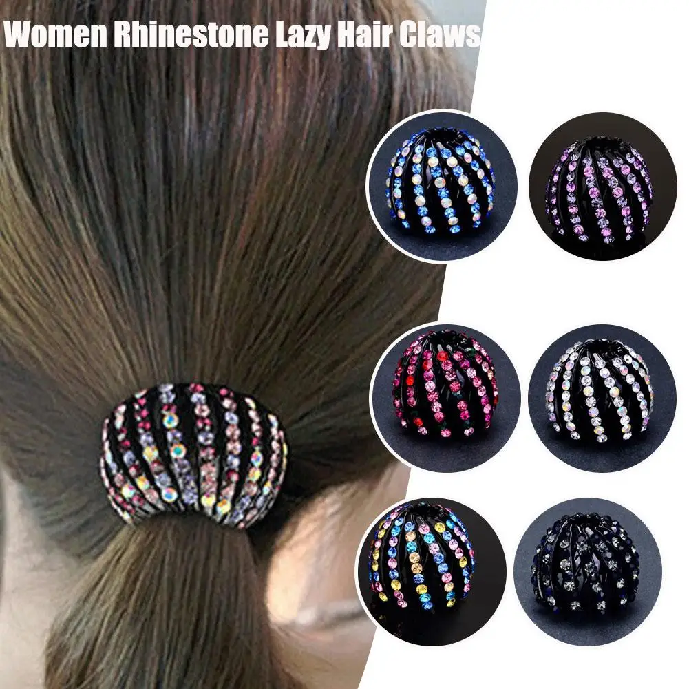 Magic Hair Clip Bird Nest Shaped Hair Holder Velvet Hair Ring Ball Head Hair  Device High Ponytail Artifact Hair Accessories - AliExpress