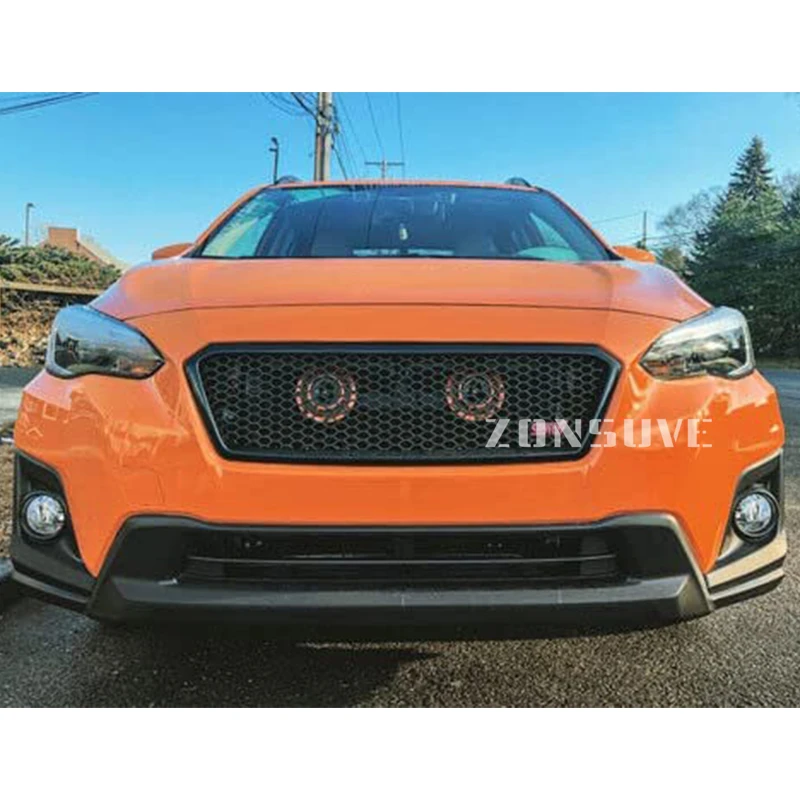 

For Subaru XV Crosstrek 2018 2019 2020 Year Front Bumper Racing Grille Grill Body Kit Accessorie