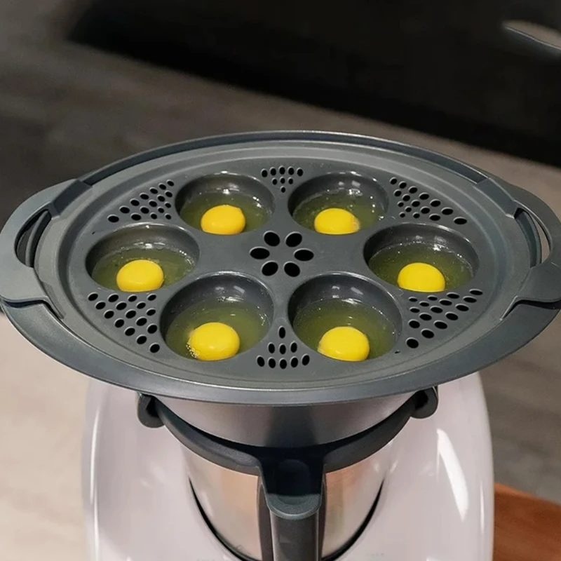 Kitchen Cooking Accessory Eggs Poachers Fit for Thermomix TM5 TM6 Cooker Tools Eggs Boiler Rack Mold Pastry Steam Basket