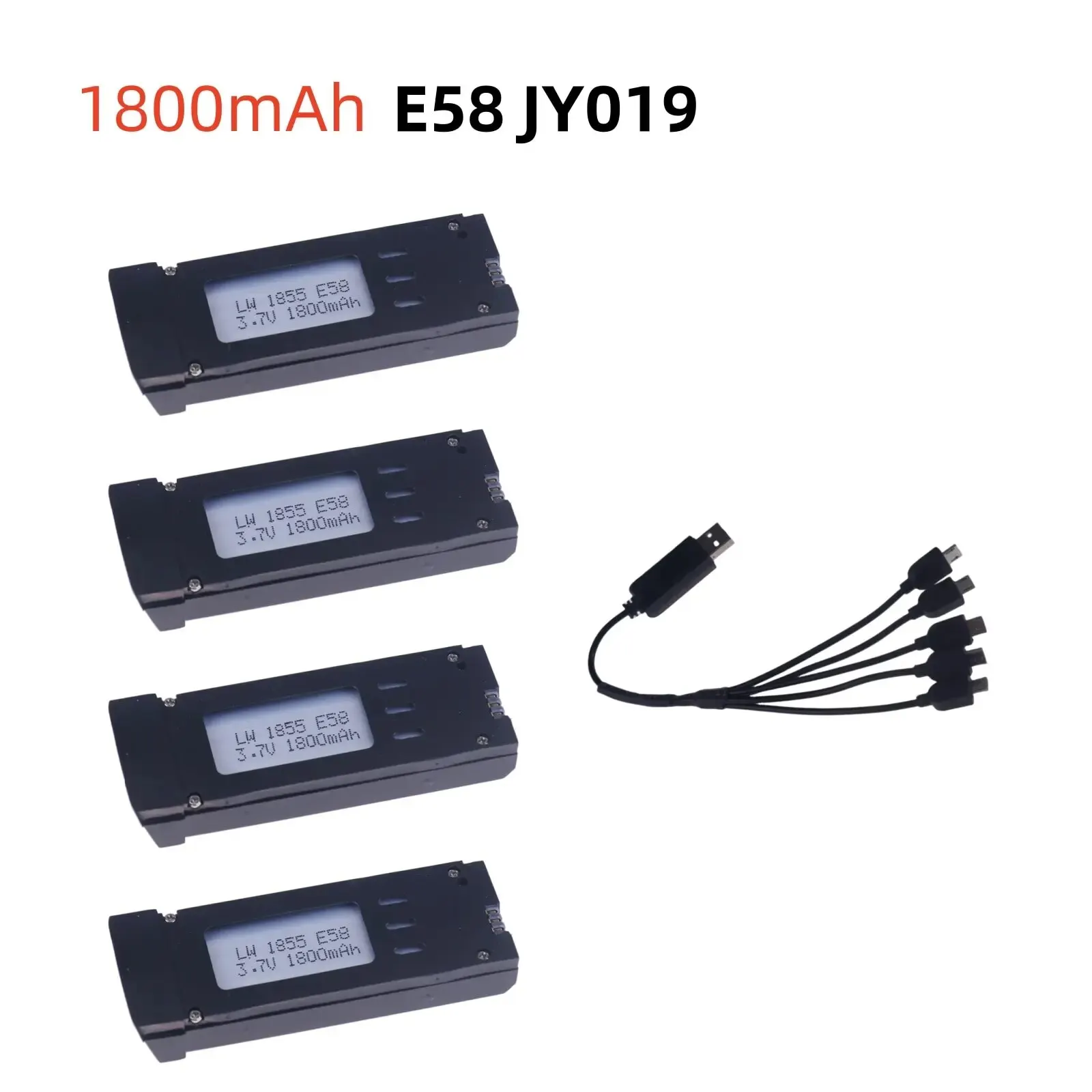 ตัวเลือกสินค้า แบตเตอรี่โดรน 3.7V 1800mAh สำหรับโดรน
