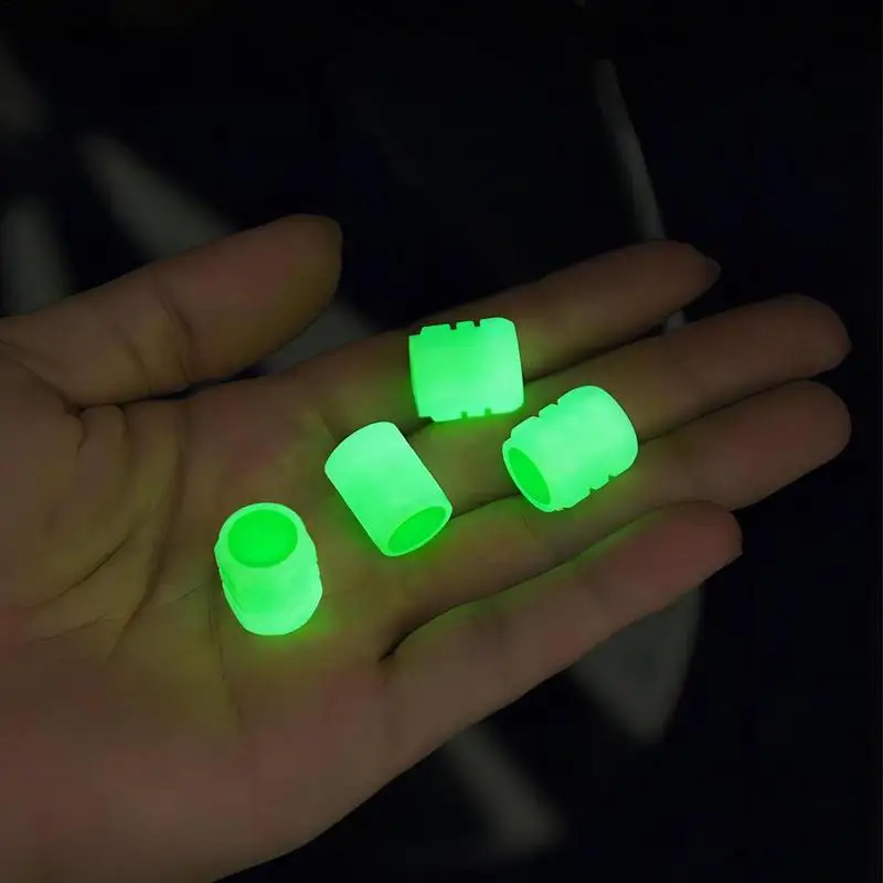 LED Tire Caps Tire Caps Glowing Leakproof Universal Tire Caps Accessory
