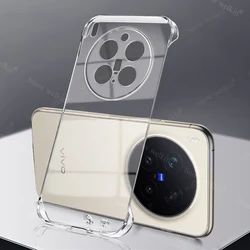 Frameless Slim Clear Transparent Plastic Hard Phone Case Cover - Vivo X300 (Transparency)
