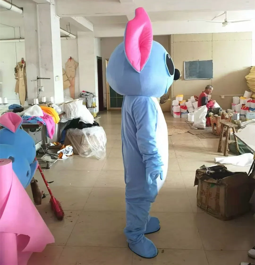 Cosplay Disney Lilo & Stitch Cartoon character costume Mascot Advertising Costume Fancy Dress Party Animal carnival Celebration 5