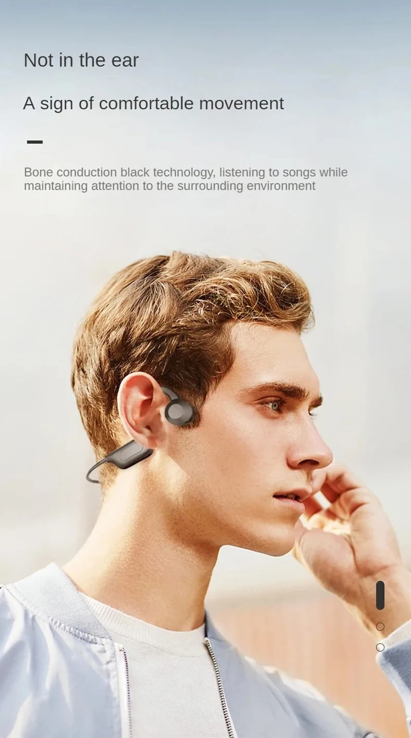 Bone Conduction Bluetooth Sports Headphones Waterproof Wireless_voghion.com