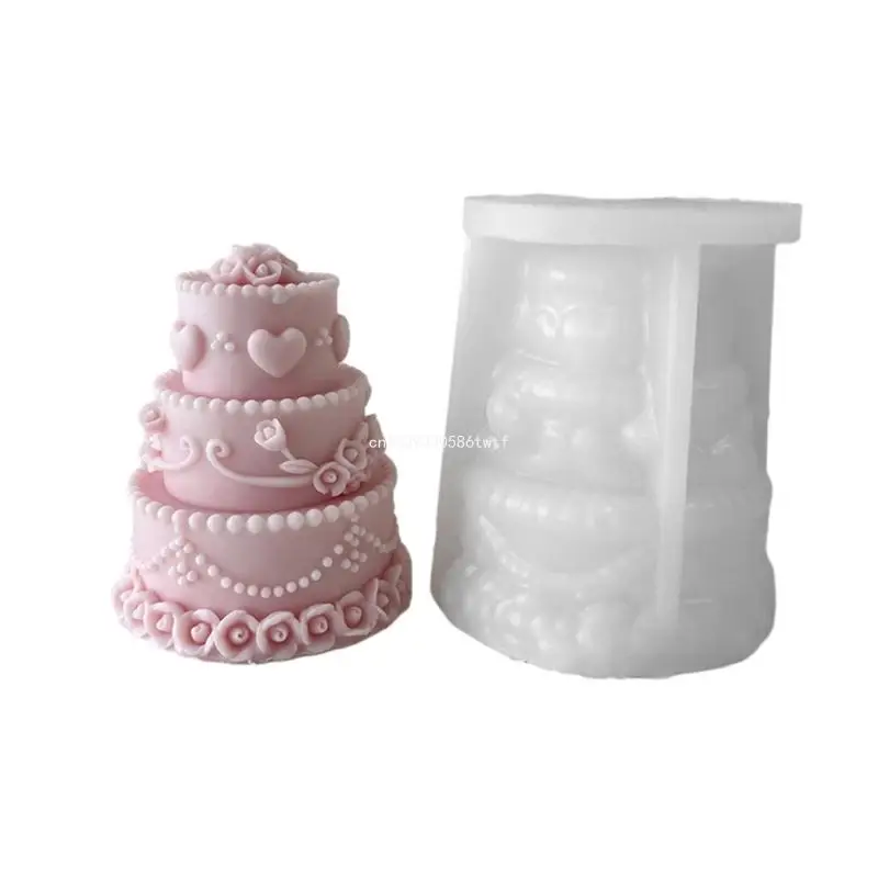 

Многослойная форма для торта, форма для эпоксидной смолы, вечерние ароматические свечи, силиконовая форма, украшение «сделай для