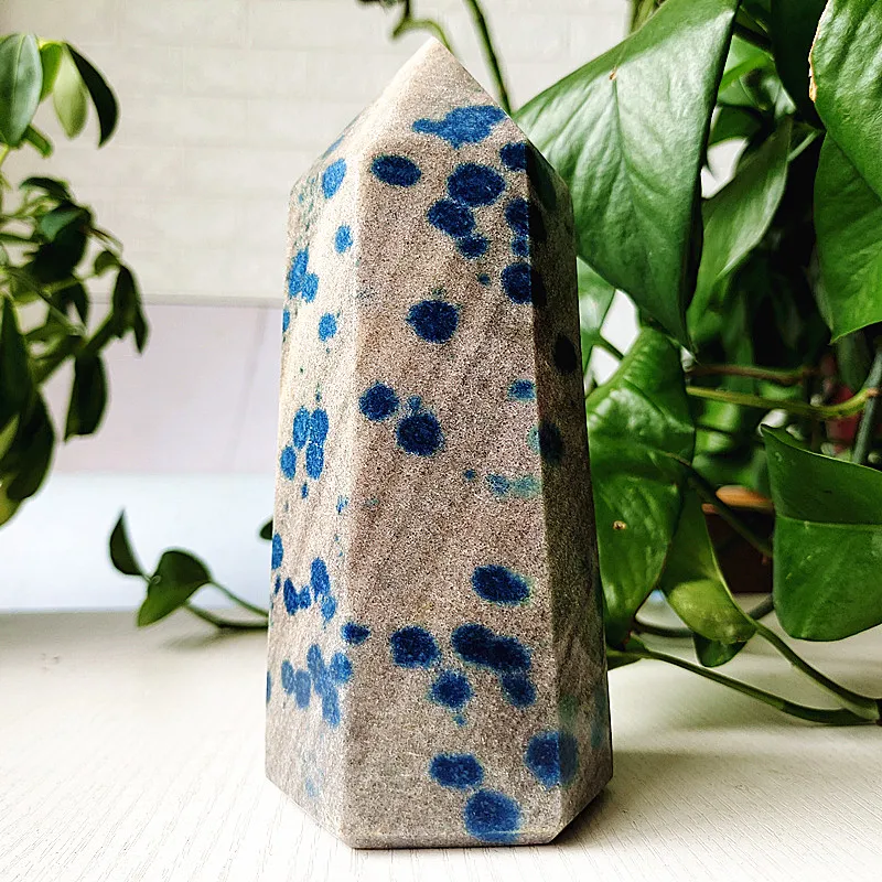 Natural Stone K2 Wand Point Crystal Tower Sorcery Spiritual Meditation Healing Square Tower Feng Shui Crystal Room Decoration 2