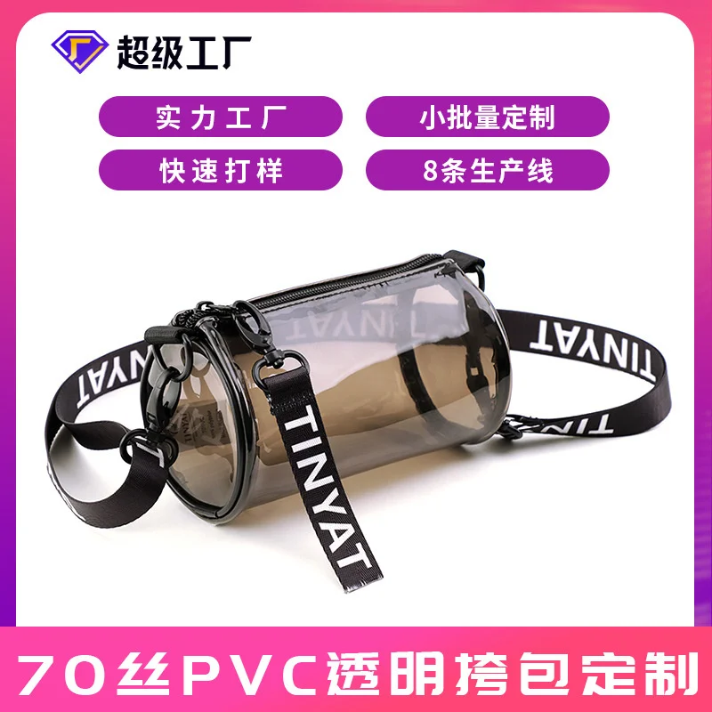 

Прозрачная Желейная сумка, новинка 2024, модная женская сумка через плечо из ПВХ, портативная мини-сумка-мессенджер