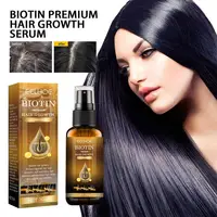Produits biotine épaississement croissance rapide soins capillaires huiles essentielles Anti perte de cheveux Spray traitement du cuir chevelu pour hommes femmes 3