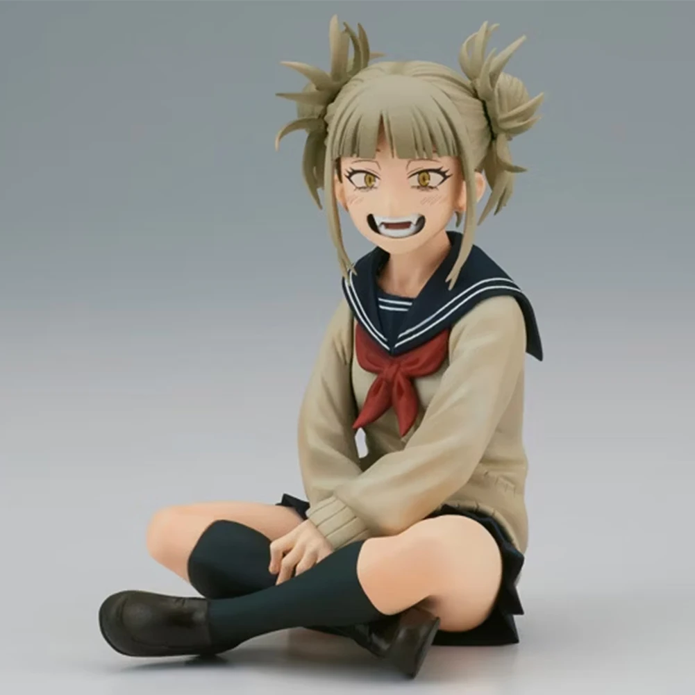 Himiko Toga & Ochako Uraraka Sitting Figurine Set - Anime Collectible Doll Toys