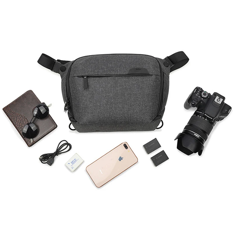 Organizer Sling 3L 6L 10L Borsa Per Fotocamera Fotografia Esterna Portatile Borsa A Tracolla Dslr Per Obiettivo Fotocamera Mirrorless Sony Alpha 7