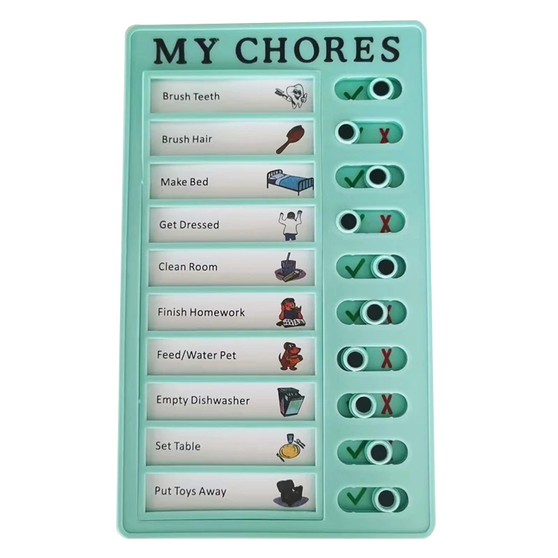 Reusable Daily Chore Checklist and Responsibility Chart