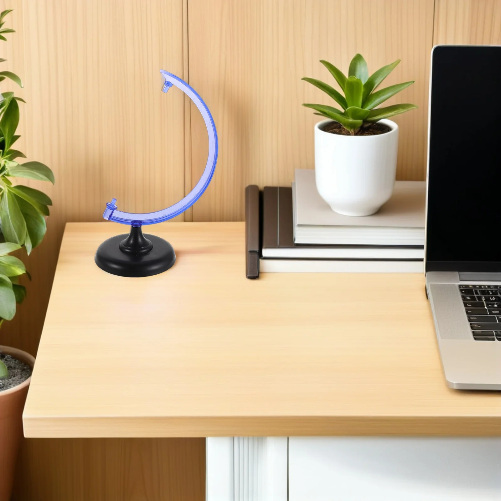 7.2인치 지구본 받침대 - 데스크탑 학습을 위한 경량 교육용 디스플레이 베이스 - 교실 지리 홀더 스탠드만