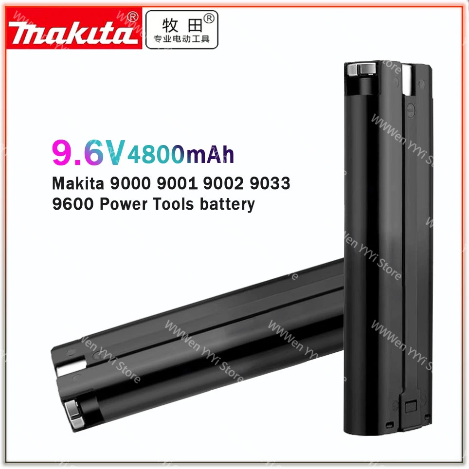 

New 100% makita 9.6V 4800mAh Ni-MH Rechargeable Replacement Battery For Makita 9000 9001 9002 9033 9600 Power Tools battery