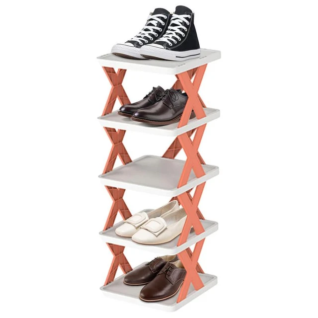 5 Tier Shoe Storage Organizer,Brown - AliExpress