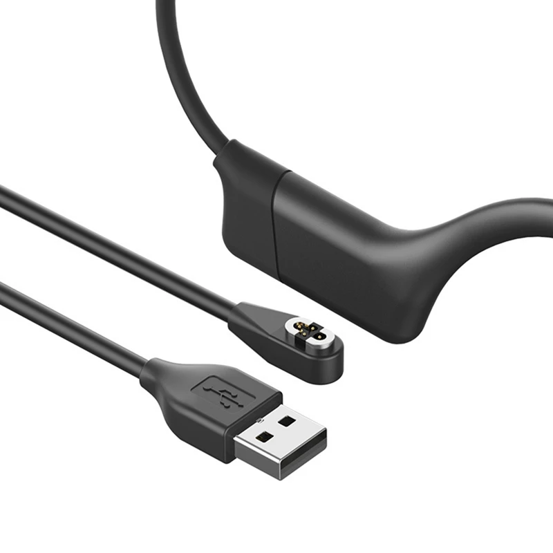 USB Quick Charging Cable Cord  Headphones Magnetic USB 4-Pin Charger Cord Cable  For SHOKZ Openswim Pro S710 Headphone 5