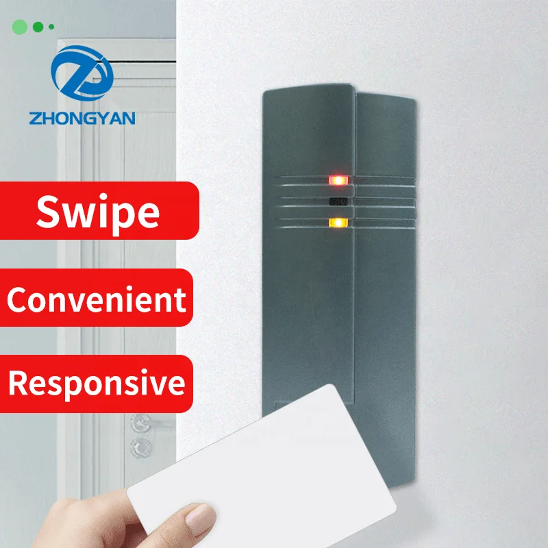 비접촉식 RFID 125Khz Wiegand ID TK4001 IP68 방수 직렬 RS232 RS485 UART TTL 포트 액세스 제어 카드 리더
