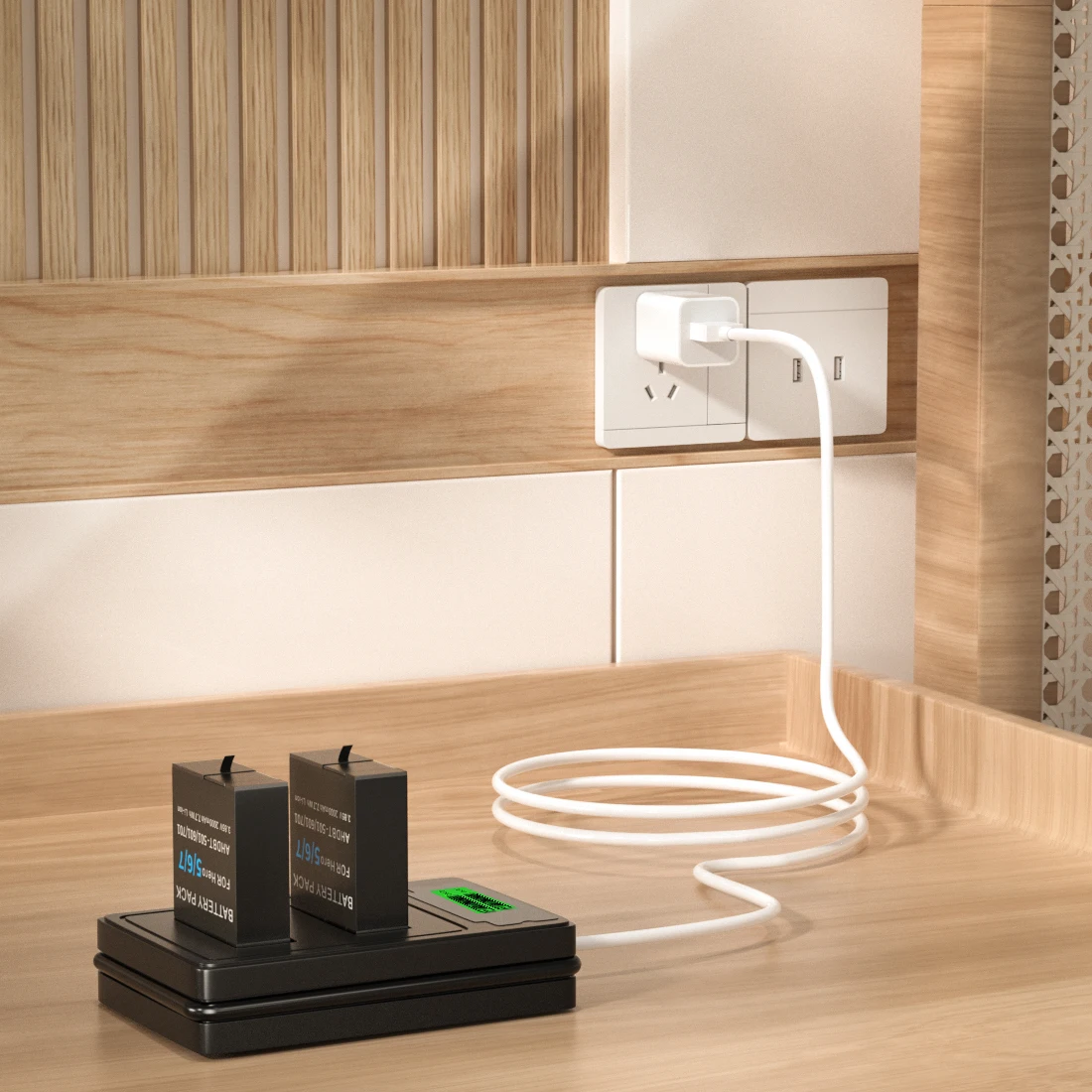 3.85v 2000mah caso de carregamento inteligente recarregável