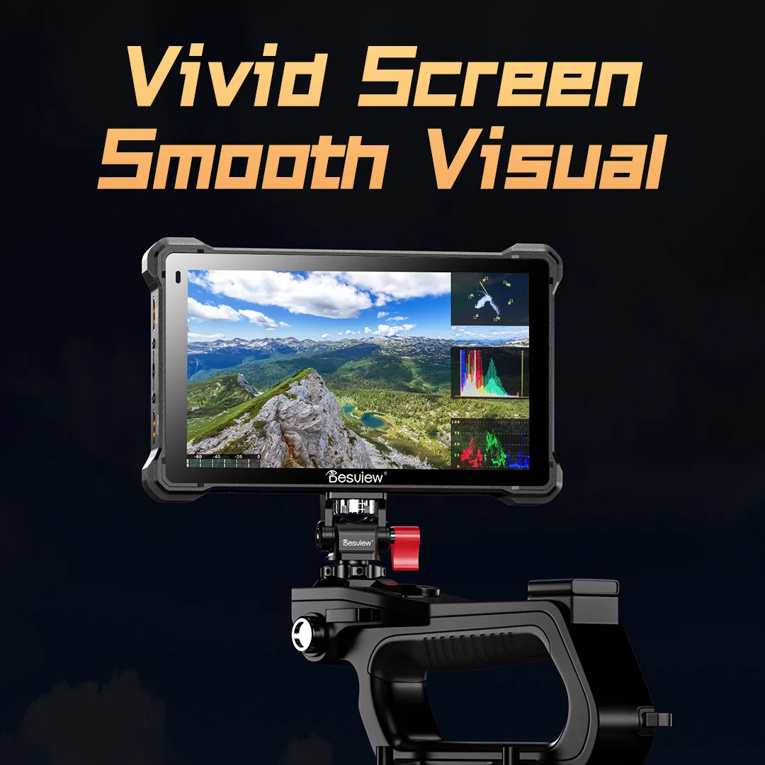 New Desview R7III 7" 3G-SDI Pro Interface 2800 Nits Highlight Camera SLR Micro Single Professional Director External Monitor