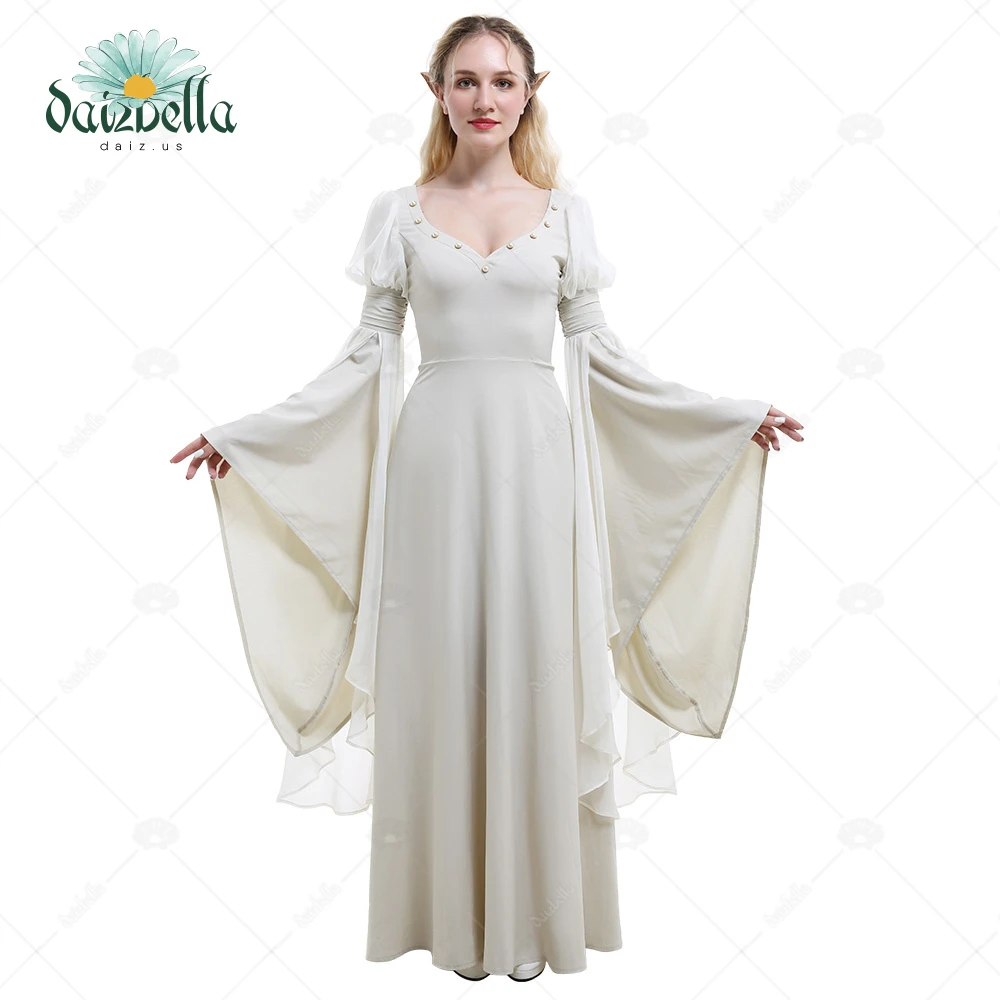 eerste toetje Ontvangst Medieval Fantasy Handmade Retro Costume Historical Fairy Elf Dress -  Cosplay Costumes - AliExpress