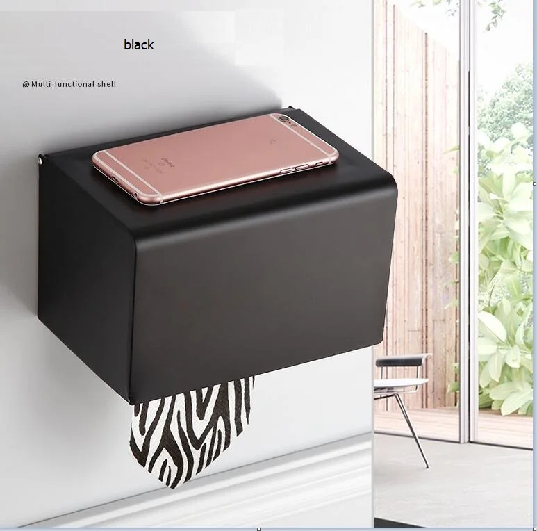 black paper box