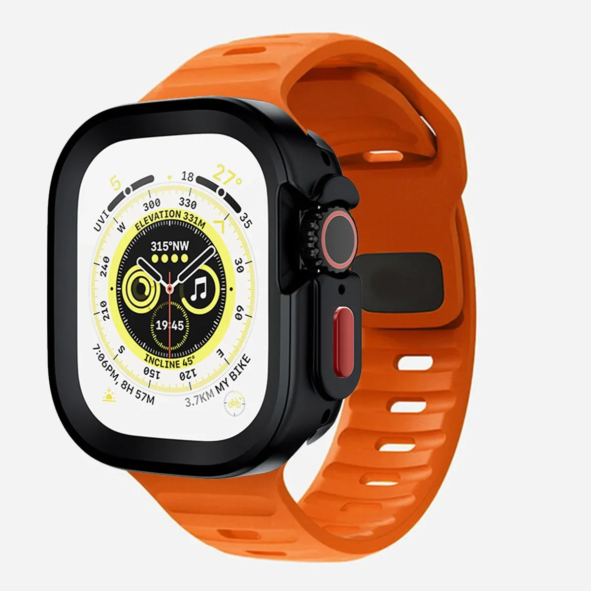 Candy Silicone Case and Strap for Apple Watch - Vibrant Rubber Band Accessory