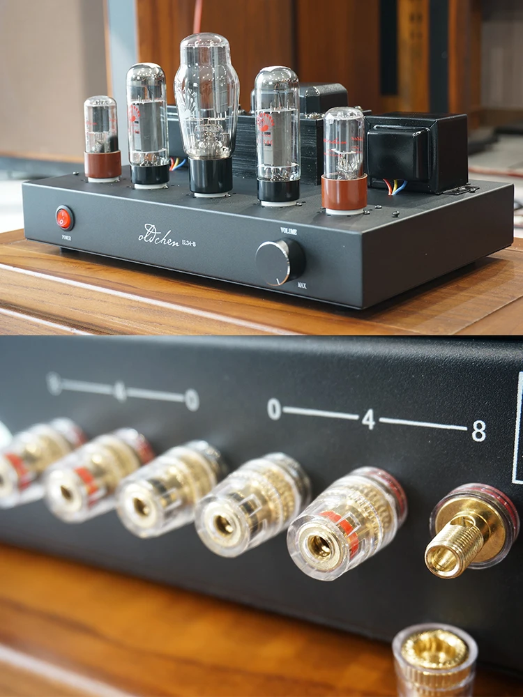 真空管　ヘッドホンアンプ　el34 e88cc 高級感溢れ】 Nobsound HiFi EL34 完全に手作り 真空管アンプ