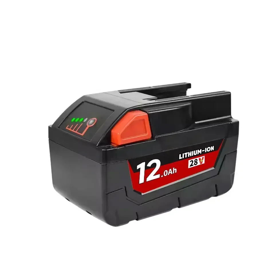 28V 12.0Ah Li-Ion Replacement Battery For Milwaukee M28 28V M28 48-11-2830 0730-20 Tool battery power tool battery rechargeable lithium batteries