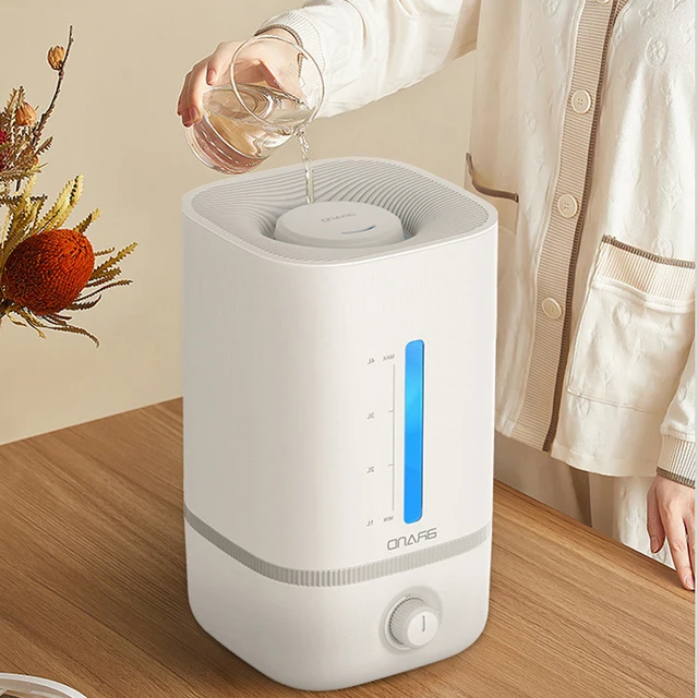4L Large Capacity Air Humidifier Mute Large Spray Volum Diffuser Ultrasonic Digital Display Replenishment Humidifier Home Decor 5