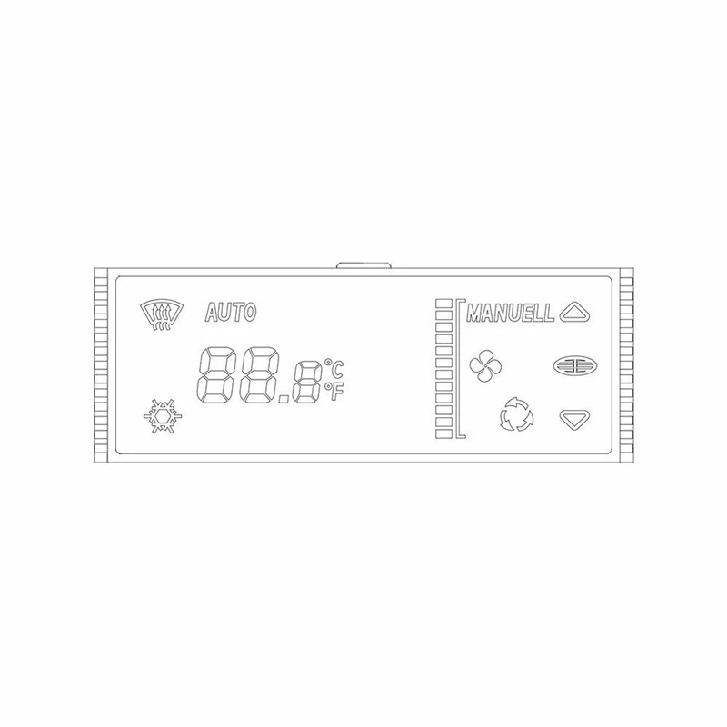 ڵ  A/C µ   LCD ÷ ȭ  ŰƮ For-Porsche 911 (996) Boxster 986