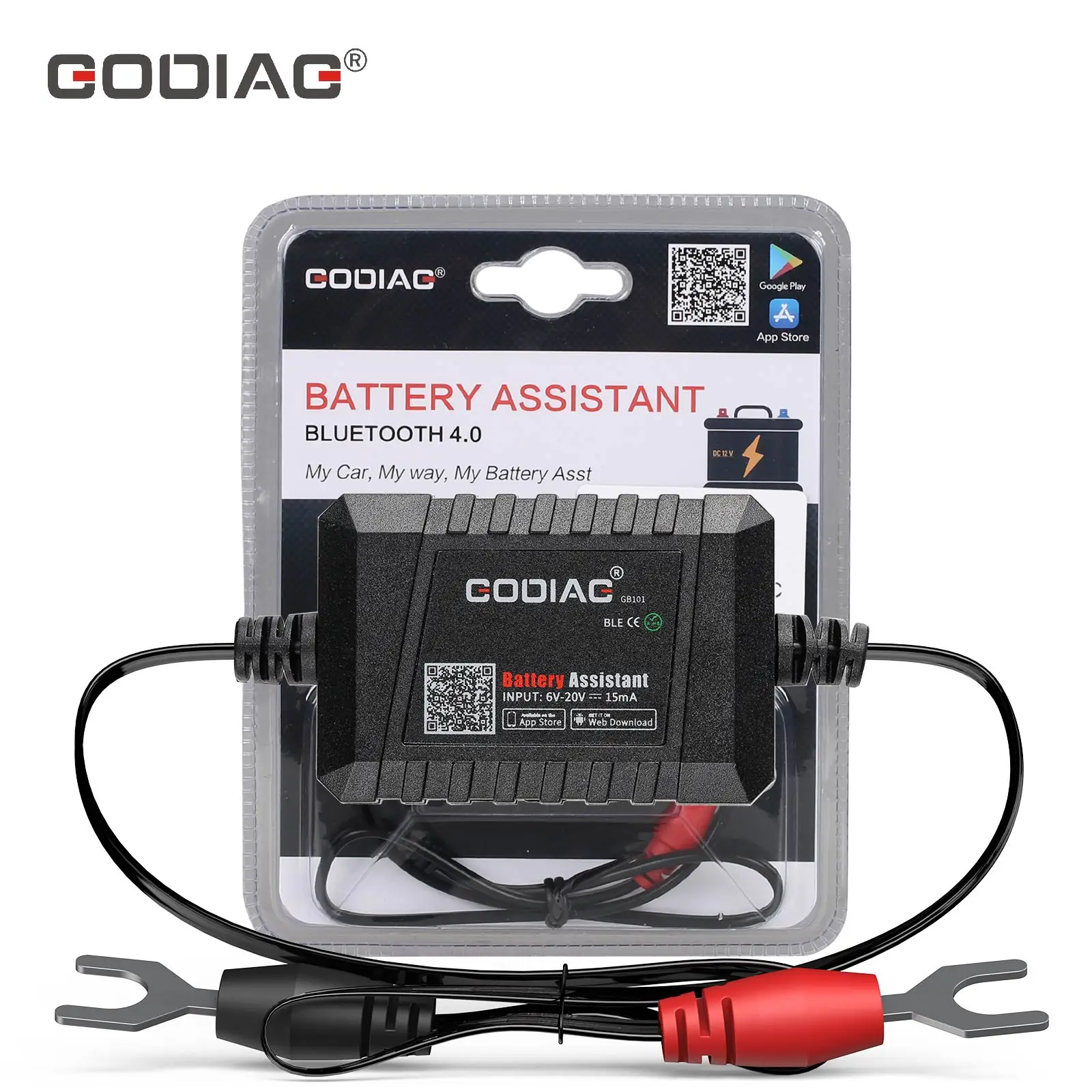 Godiag Gb101 Battery Assistant Bluetooth 4.0 12v Monitor Car Battery