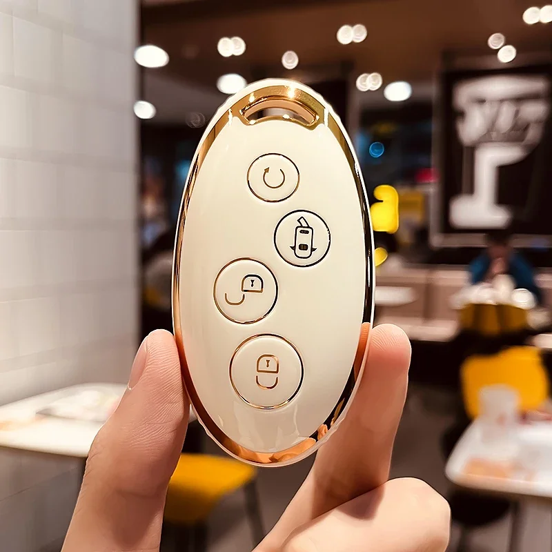 TPU 자동차 원격 키 케이스 커버 보호 쉘 가방, BYD Song Max Yuan S7 Qin 80 거치대 보호 키체인 액세서리