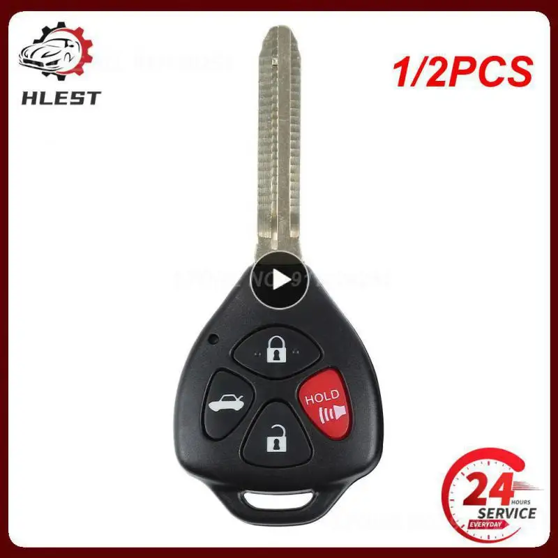 

1/2PCS 2 3 4 Buttons Car Remote Key Shell Fob For Camry Corolla Avalon Venza 2007 2008 2009 2010 2011 2012 Key Case TOY43