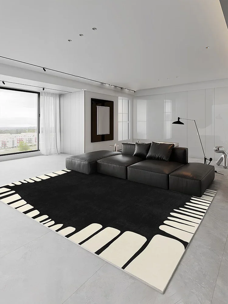 Creamy Luxury Living Room Large Carpet Comfortable Non-slip Bedroom Carpets Easy-care Washable Home Interior Decorative Rugs 깔개 3