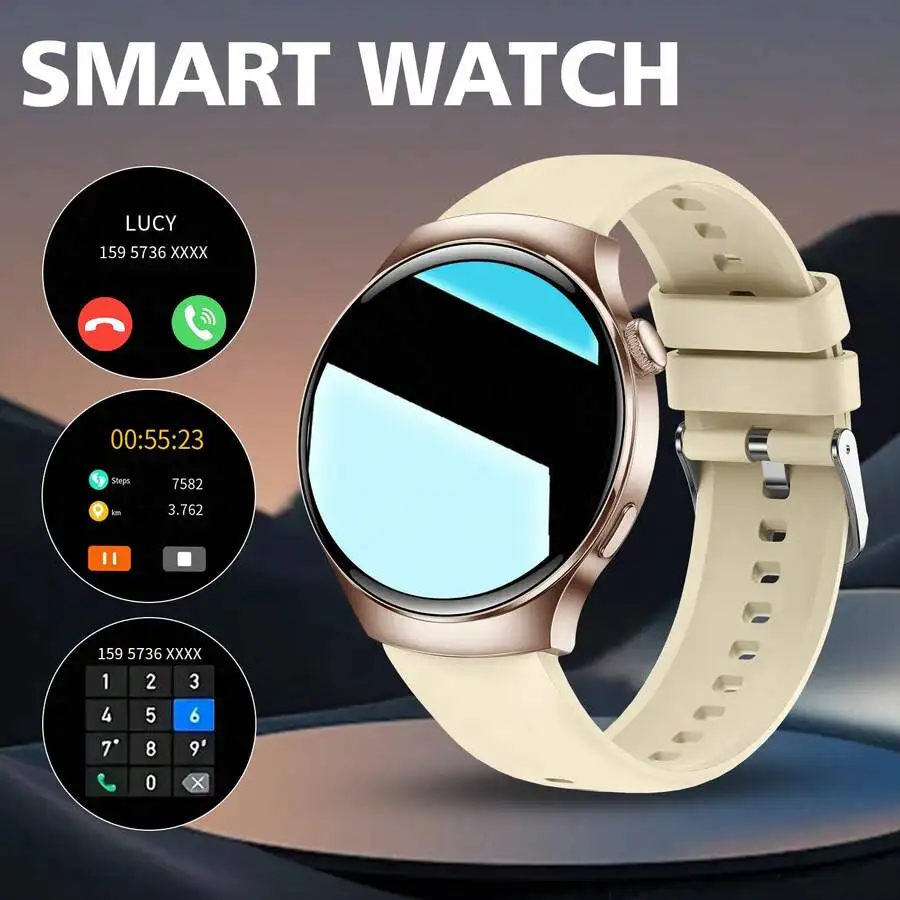 Smartwatch, 1.83-Inch Multifunctional Sports Smartwatch, Featuring Wireless Calling/Music, Message Notifications, Pedometer, - Image 4