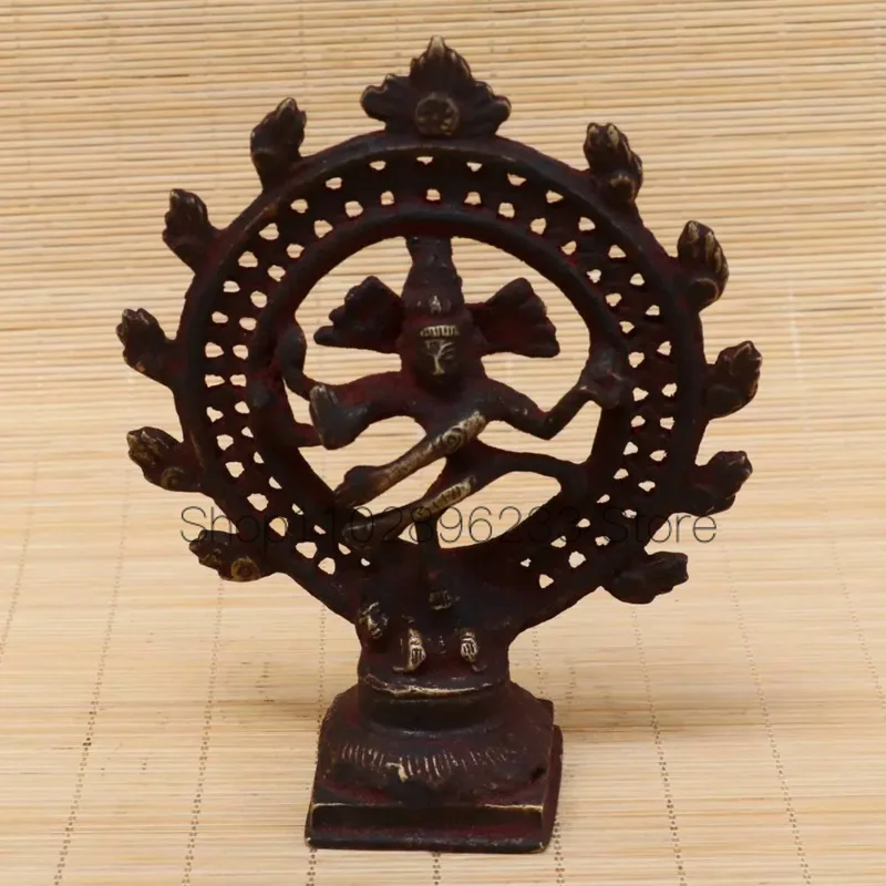

Rare China antique Purple copper Handmade Exquisite Buddhism Statue