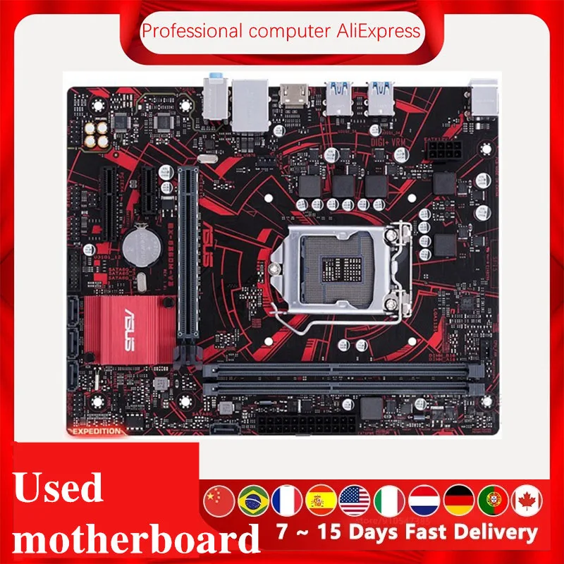 Dla Asus EX B360M V3 B360M V3 oryginalny używany pulpitu Intel B360 ...